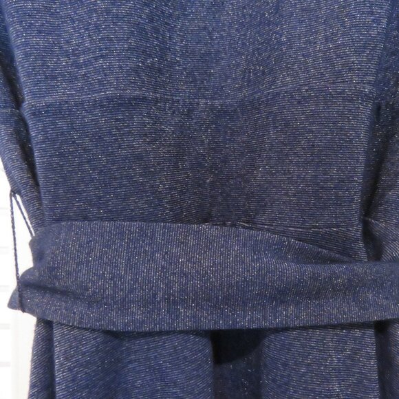 BODEN Lara Sparkle Faux Wrap Stretch Dress in Dark Blue - Size US 6 - Picture 13 of 15